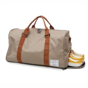 Unisex Travel Bag With Shoe Compartment